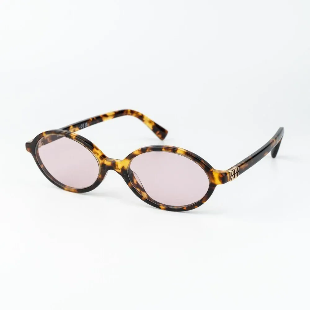 Miu Miu REGARD Men Sunglasses Honey Havana Pink MU04ZS 14L4I0 NEW AUTHENTIC